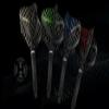 Harrows Taipan | 100 Micron Dart Flights, 3 Sets of 3 Flights, Standard No. 6, Red view 2