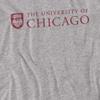 University of Chicago Official Stacked Unisex Adult T Shirt,Athletic Heather, 4X-Large view 2