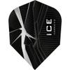 Harrows Ice Recut | 100 Micron Dart Flights, 3 Sets of 3 Flights, Standard No. 6, Clear view 1
