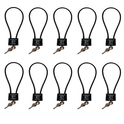 lockforall Cable Gun Locks with Keys Hunting Sports- Keyed Alike 15" Cable Gun Safe Lock CA DOJ Approved for Pistols, Handguns, Rifles, and Shotguns, Home, Storage Firearm Locking and Safety