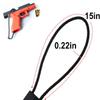 lockforall Cable Gun Locks with Keys Hunting Sports- Keyed Alike 15" Cable Gun Safe Lock CA DOJ Approved for Pistols, Handguns, Rifles, and Shotguns, Home, Storage Firearm Locking and Safety view 2