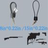 lockforall Cable Gun Locks with Keys Hunting Sports- Keyed Alike 15" Cable Gun Safe Lock CA DOJ Approved for Pistols, Handguns, Rifles, and Shotguns, Home, Storage Firearm Locking and Safety view 4