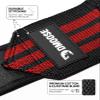 DMoose Fitness Wrist Wraps (IPL Approved) Avoid Injury & Maximize Grip with Thumb Loop, 18" or 12" Gym Wrist Wraps Pair, Wrist Wraps for Weightlifting Men, Wrist Brace for Working Out & Wrist Support view 3