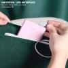 Hand Warmers Rechargeable, Reusable Electric Portable Hand Warmer Heater, Electric Heating Pillow USB Plugin Handwarmer Pocket Pouch for Winter(Dark Green) view 3