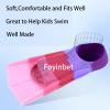 Foyinbet Kids Swim Fins,Short Youth Fins Swimming Flippers for Lap Swimming and Training for Children Girls Boys Small view 4
