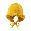 FASHIXD Baby Girl Winter Hat Toddler Beanie Hats Cute Ruffle Warm Knit Hat for Toddler Girls Boys 6Months-3Y (Yellow) view 1