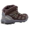 Jack Wolfskin Men's Mid-Top Walking Shoe, Dark Brown Lime, 13 view 4