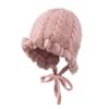 FASHIXD Baby Girl Winter Hat Toddler Beanie Hats Cute Ruffle Warm Knit Hat for Toddler Girls Boys 6Months-3Y (Pink) view 2
