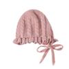 FASHIXD Baby Girl Winter Hat Toddler Beanie Hats Cute Ruffle Warm Knit Hat for Toddler Girls Boys 6Months-3Y (Pink) view 3