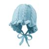 FASHIXD Baby Girl Winter Hat Toddler Beanie Hats Cute Ruffle Warm Knit Hat for Toddler Girls Boys 6Months-3Y (Blue) view 1