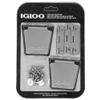 Igloo Cooler Heavy-Duty Stainless Steel Parts Kit - 2 Latches, 3 Hinges, Latch Posts & Screws - Marine-Grade, Corrosion-Resistant Parts view 1