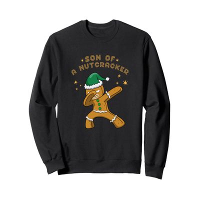 Son Of A Nutcracker Pajamas Christmas Gingerbread Man Sweatshirt