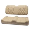 MODZ FS1 Custom Golf Cart Front Seat for EZGO TXT - [1995-Up] - Khaki Base - X-Diamond Pattern view 1