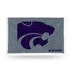 Rico Industries NCAA Kansas State Wildcats Flag 3" x 5" Banner Flag - Indoor or Outdoor Dcor view 1