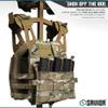 Savior Equipment H.A.B Tactical Gear Stand Helmet Vest Belt Display Rack, Military Gear Holder Plate Carrier Indoor Home Garage Free-Standing Organizer, RAL 8000 Tan view 4