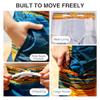Kanu Surf boys Barracuda Quick Dry Upf 50+ Beach Swim Trunks, Surfline Navy/Orange, 14-16 US view 2
