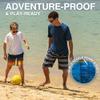 Kanu Surf boys Barracuda Quick Dry Upf 50+ Beach Swim Trunks, Surfline Navy/Orange, 14-16 US view 3