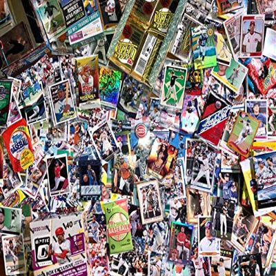 Toppps Trading Cards Mega Pack | 100 MLB Baseball Sports Cards | 2 Official MLB Autographed, Jersey or Relic Cards in Every Pack | Perfect Starter Set | Sports Collectible Trading Card Packs & Boxes