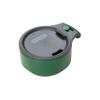humangear cupCUP | Nesting Cup Mess Kit | Camping Gear with Secure Lid | Made with FDA-Food Safe Material, Charcoal/Green view 1
