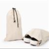 Muslin Cotton Storage Bags with Drawstring - Toy & Shoe Storage for Travel - Dust-proof, Lint-free (3 Small: 15"x12") view 3