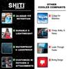 SHITI Coolers Cooler for Camping, Travel, Beach, Soft Lunch Box for Food, Drinks & Ice, Portable, Waterproof 24 Hr Insulated Bag with Shoulder Straps, Customizable (The Patriot, 15 Can Cooler) view 3