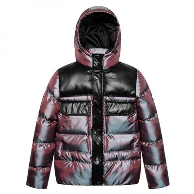 QWENTMTNTY Men's Sherpa Quilted Lined Flannel Shirts Jackets with Hood Long Sleeve Button down Thermal Heavyweight Jacket Outerwear