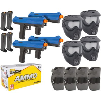 Action Village JT Splatmaster .50 Cal Z100 Pistol Outlaw Kit - Blue