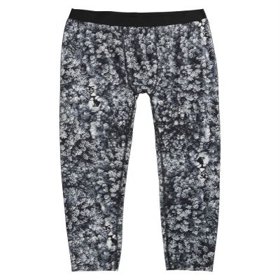 Burton Men's Midweight Base Layer Pants, Aerial Pines, X-Small