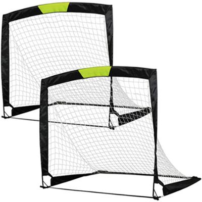 LSDRALOBBEB Mini Soccer Goal Portable Soccer Net Pop Up Goal Nets Home Backyard Football Match Training Football Goal Portable Football Goal Set with Pop-Up Net for Children and Adults 1111