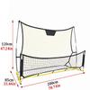 Mini Soccer Goal Portable Soccer Net Pop Up Goal Nets Adult Football Training Equipment for Children Football Goals Portable Football Goal with Double-Sided Pop-Up Net Used for Garden Backyard Team Co view 2