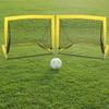 LSDRALOBBEB Mini Soccer Goal Portable Soccer Net Pop Up Goal Nets Home Garden Football Training Gate Football Goals Children's Football Goal is Portable Indoor and Outdoor 1111 view 2