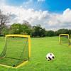LSDRALOBBEB Mini Soccer Goal Portable Soccer Net Pop Up Goal Nets Home Garden Football Training Gate Football Goals Children's Football Goal is Portable Indoor and Outdoor 1111 view 3
