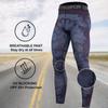 OEBLD Compression Pants Men UV Blocking Running Tights 1 or 2 Pack Gym Yoga Leggings for Athletic Workout view 3