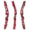 25Inch ILF Target Recurve Bow Riser Tkedown Recurve Bow Handle Right Hand for Competition Target Shooting (Left Hand, Red) view 3