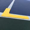 Eco Walker Court Lines Marker Kit Throw Down Markers Create Your Own Mini Pickleball Tennis Court (Yellow) view 4