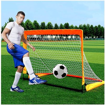 LSDRALOBBEB Mini Soccer Goal Portable Soccer Net Pop Up Goal Nets Portable Children's Football Goal with Pop-Up Net Training The Goal by Kicking and Passing The Ball in Football 1111