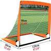LSDRALOBBEB Mini Soccer Goal Portable Soccer Net Pop Up Goal Nets Portable Children's Football Goal with Pop-Up Net Training The Goal by Kicking and Passing The Ball in Football 1111 view 2
