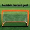LSDRALOBBEB Mini Soccer Goal Portable Soccer Net Pop Up Goal Nets Portable Children's Football Goal with Pop-Up Net Training The Goal by Kicking and Passing The Ball in Football 1111 view 3