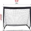 Mini Soccer Goal Portable Soccer Net Pop Up Goal Nets Portable Storage Football Training Equipment Football Goal Large Outdoor Sports Football Goal With Pop-up Net For Home Backyard School Playground view 2
