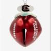 Officially Licensed NCAA Football Metal Bell Christmas Ornament (South Carolina Gamecocks) view 1