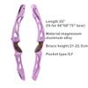 25Inch ILF Target Recurve Bow Riser Tkedown Recurve Bow Handle Right Hand for Competition Target Shooting (Left Hand, Purple) view 3