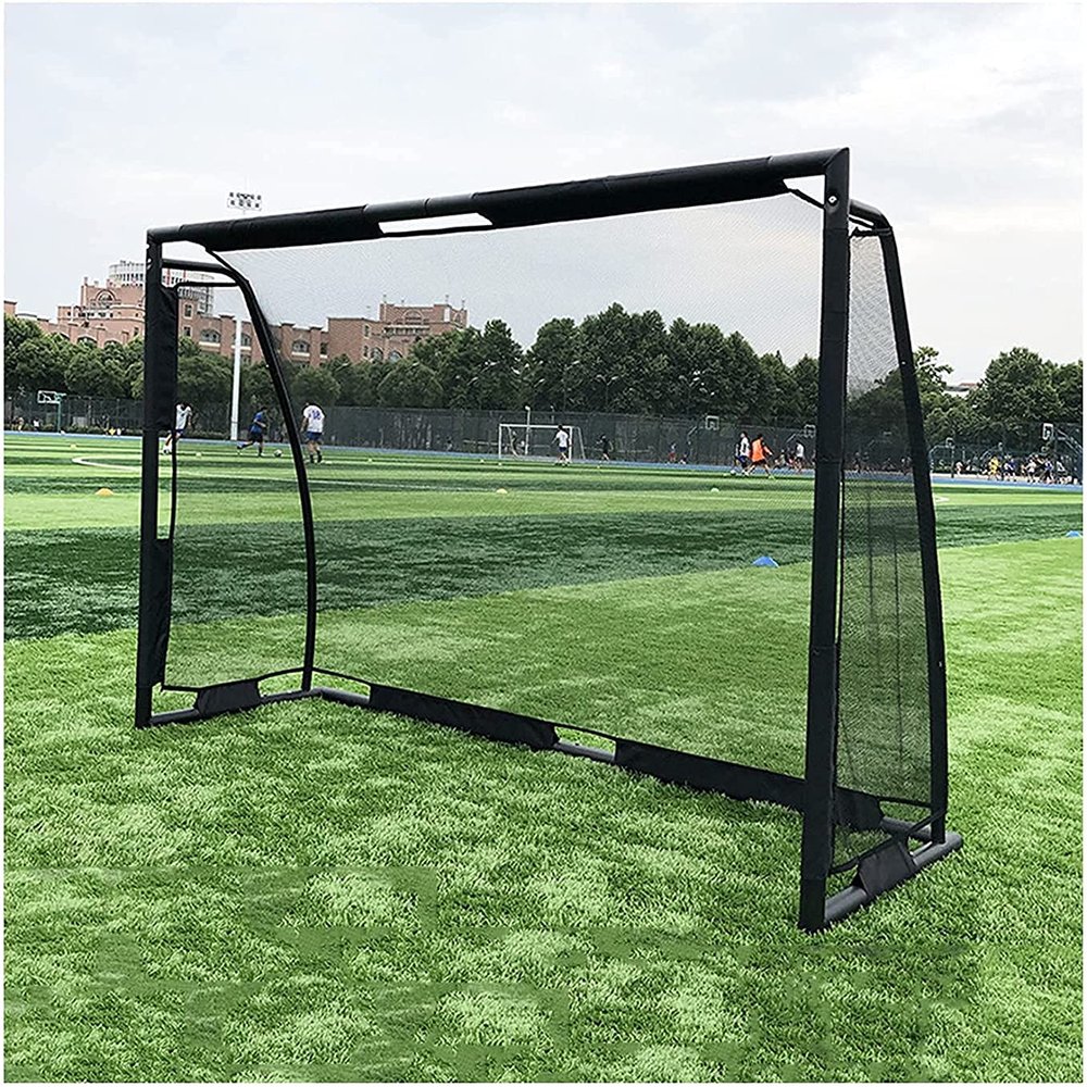 Mini Soccer Goal Portable Soccer Net Pop Up Goal Nets Outdoor Portable Football Training Equipment Steel Football Goal With Pop-up Net Football Goals HUA Children's Adult Sports Football Goal LSDRALOB