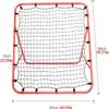 LSDRALOBBEB Mini Soccer Goal Portable Soccer Net Pop Up Goal Nets Football Training Rebound Goal with Pop-Up Net Football Goals Outdoor Portable Football Goal Steel Pipe Bracket 1111 view 2
