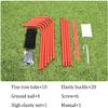 LSDRALOBBEB Mini Soccer Goal Portable Soccer Net Pop Up Goal Nets Football Training Rebound Goal with Pop-Up Net Football Goals Outdoor Portable Football Goal Steel Pipe Bracket 1111 view 4