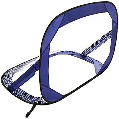 Mini Soccer Goal Portable Soccer Net Pop Up Goal Nets Multifunctional Simple Portable Outdoor Children's Sports Goal Portable Soccer Goal Foldable Football Goal LSDRALOBBEB 1111(Color:Blue;Size:One Si