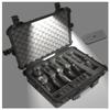 Case Club 6 Pistol and 27 Magazine with Emergency Light - Pre-Cut Heavy Duty Waterproof Case comes with Included Silica Gel Canister to Help Prevent Gun Rust (Lighted) view 1