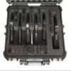 Case Club 6 Pistol and 27 Magazine with Emergency Light - Pre-Cut Heavy Duty Waterproof Case comes with Included Silica Gel Canister to Help Prevent Gun Rust (Lighted) view 2