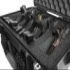 Case Club 6 Pistol and 27 Magazine with Emergency Light - Pre-Cut Heavy Duty Waterproof Case comes with Included Silica Gel Canister to Help Prevent Gun Rust (Lighted) view 4