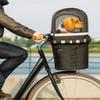ANZOME Dog Bike Basket Cover, Breathable Mesh Pet Carrier Cover for Small Pets, Secure Velcro Straps, Reflective Safety Strip, Easy Install for Bicycle Front Basket 12.9L8.6W (Basket Not Included) view 4