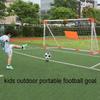 Mini Soccer Goal Portable Soccer Net Pop Up Goal Nets Indoor and Outdoor Children's Garden Football Training Football Net Post Football Goals ABS Football Goal Sports Training Equipment, Easy to Insta view 2